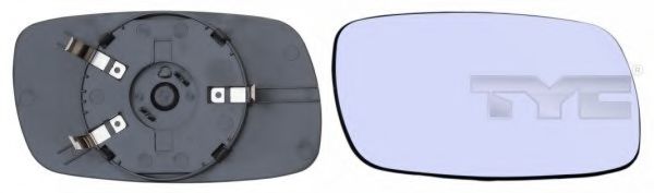 Стекло наружного зеркала TYC 325-0006-1