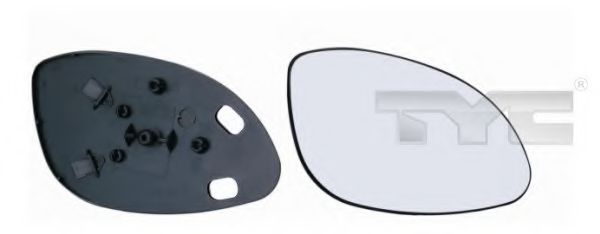 Стекло наружного зеркала TYC 325-0042-1