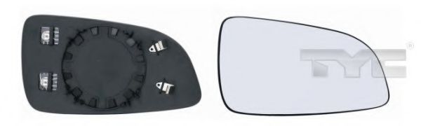 Стекло наружного зеркала TYC 325-0059-1
