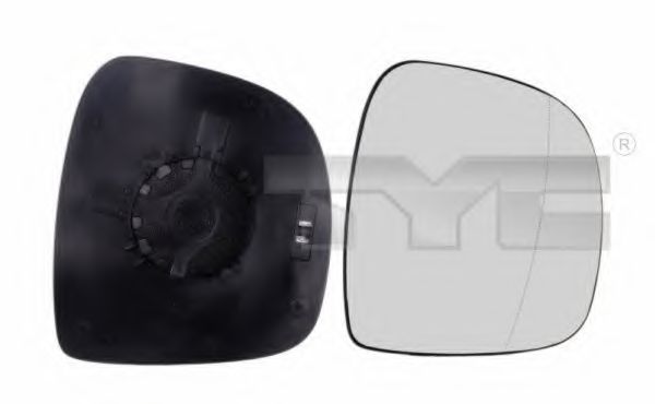Стекло наружного зеркала TYC 321-0098-1
