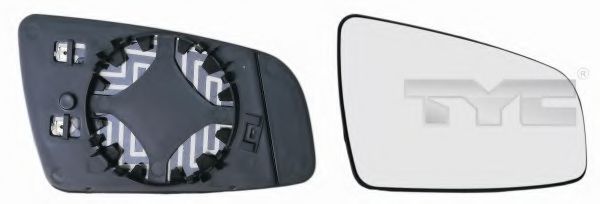 Стекло наружного зеркала TYC 325-0083-1