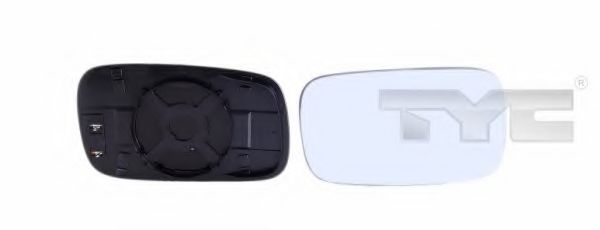 Стекло наружного зеркала TYC 337-0033-1