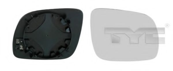 Стекло наружного зеркала TYC 337-0037-1