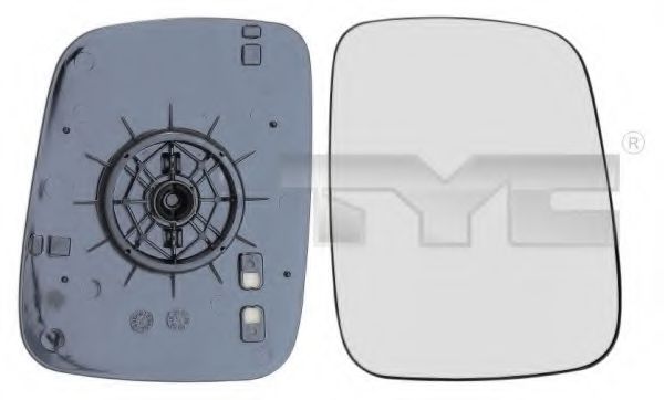 Стекло наружного зеркала TYC 337-0083-1