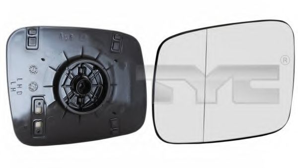 Стекло наружного зеркала TYC 337-0162-1