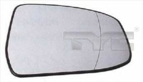 Стекло наружного зеркала TYC 310-0117-1
