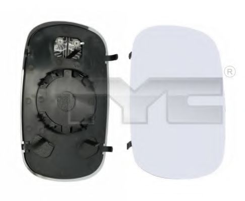 Стекло наружного зеркала TYC 309-0059-1