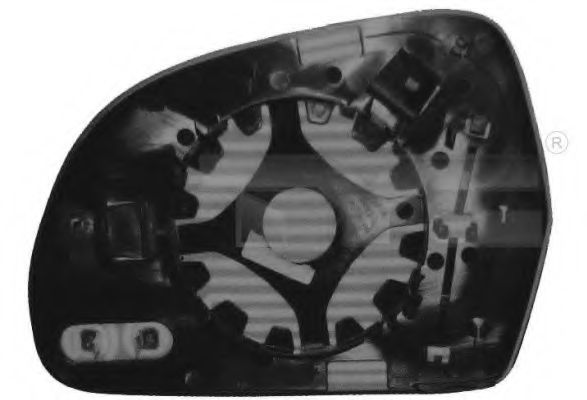 Стекло наружного зеркала TYC 302-0072-1