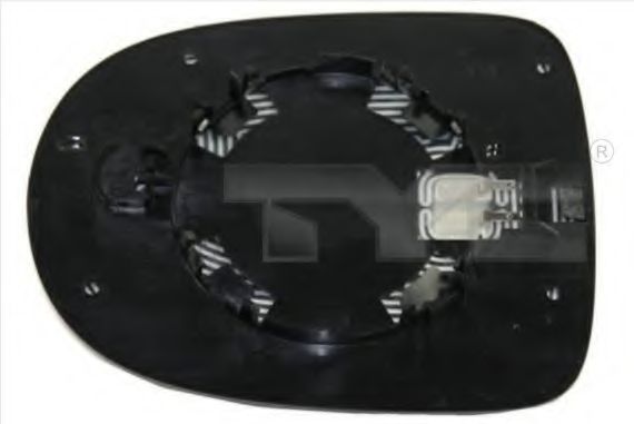 Стекло наружного зеркала TYC 328-0137-1