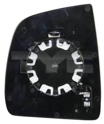 Стекло наружного зеркала TYC 309-0126-1