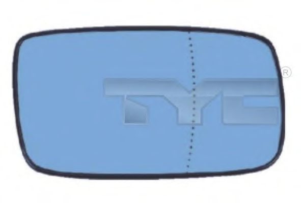 Стекло наружного зеркала TYC 338-0009-1