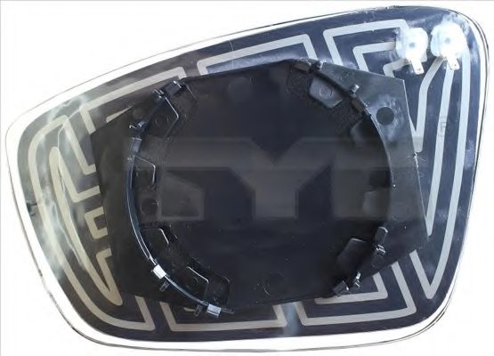 Стекло наружного зеркала TYC 332-0058-1