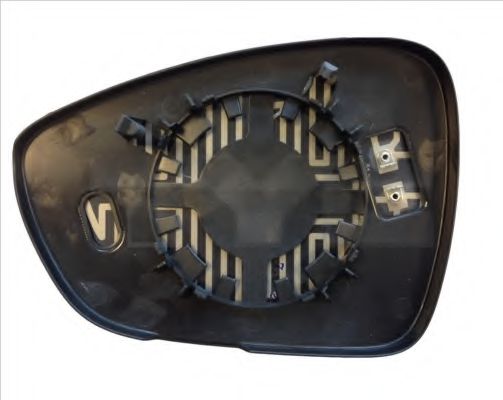 Стекло наружного зеркала TYC 305-0176-1