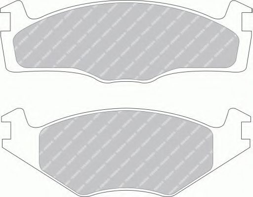 Тормозные колодки FERODO FDB392G