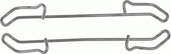Скобы тормозных колодок ferodo FBA463