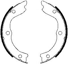 Тормозные колодки барабанные FERODO FSB4004