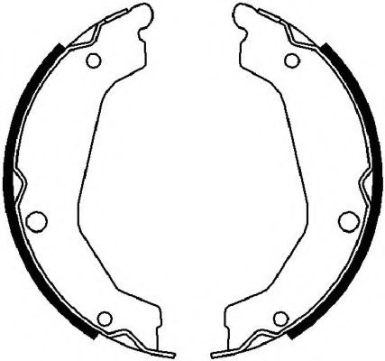 Тормозные колодки барабанные FERODO FSB4020