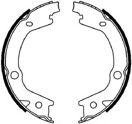 Тормозные колодки барабанные FERODO FSB4021