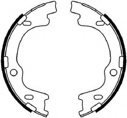Тормозные колодки барабанные FERODO FSB4022