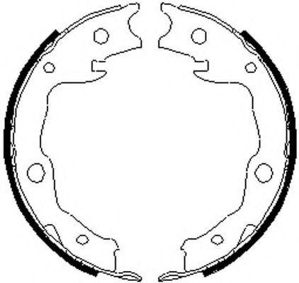 Тормозные колодки барабанные FERODO FSB4035