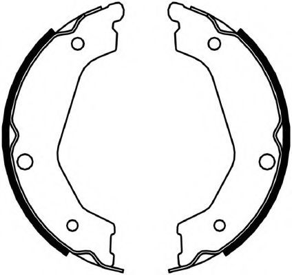 Тормозные колодки барабанные FERODO FSB4048