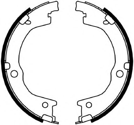 Тормозные колодки барабанные FERODO FSB4049