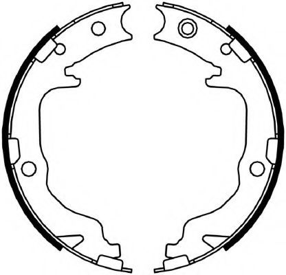 Тормозные колодки барабанные FERODO FSB4059