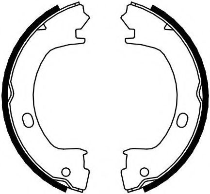 Тормозные колодки барабанные FERODO FSB4073