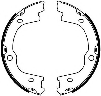 Тормозные колодки барабанные FERODO FSB4087