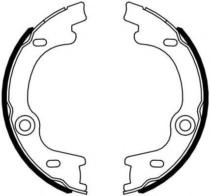 Тормозные колодки барабанные FERODO FSB4099
