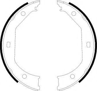 Тормозные колодки барабанные FERODO FSB585