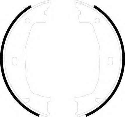 Тормозные колодки барабанные FERODO FSB592
