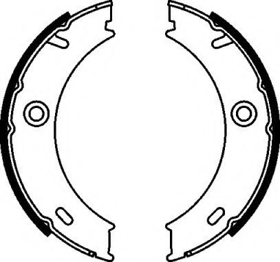 Тормозные колодки барабанные FERODO FSB625