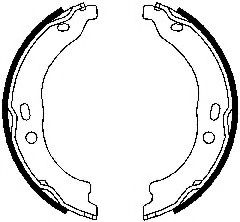 Тормозные колодки барабанные FERODO FSB696
