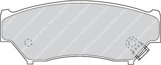 Тормозные колодки FERODO FDB1020