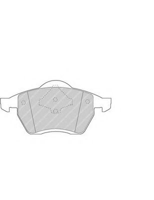 Тормозные колодки FERODO FDB1055