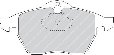 Тормозные колодки FERODO FDB1068