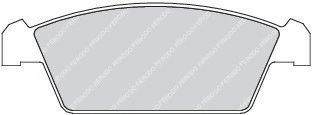 Тормозные колодки FERODO FDB1108
