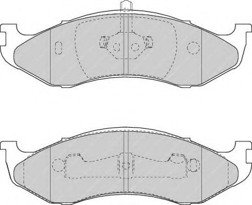 Тормозные колодки FERODO FDB1267