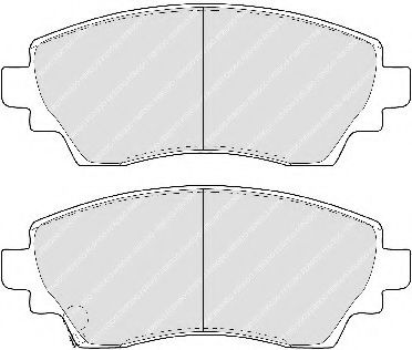 Тормозные колодки FERODO FDB1391