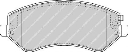 Тормозные колодки FERODO FDB1576