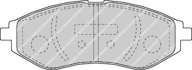 Тормозные колодки FERODO FDB1699