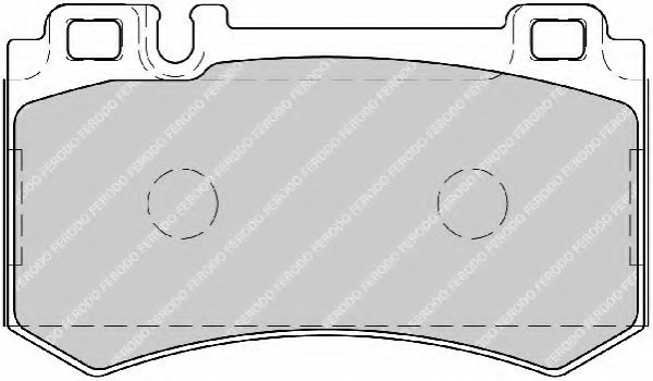 Тормозные колодки FERODO FDB1809