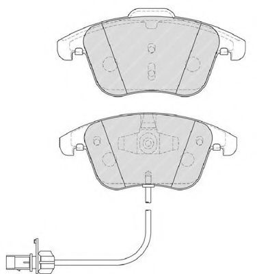 Тормозные колодки FERODO FDB4045