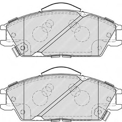Тормозные колодки FERODO FDB4076