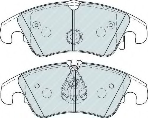 Тормозные колодки FERODO FDB4268