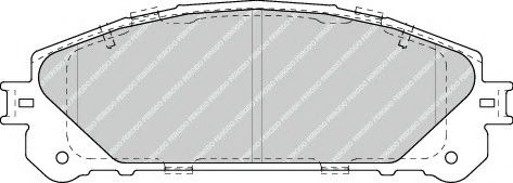 Тормозные колодки FERODO FDB4354