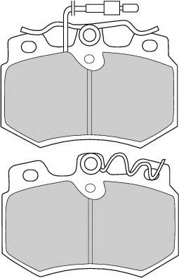 Тормозные колодки FERODO FDB455