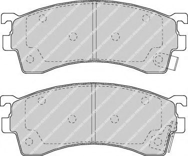 Тормозные колодки FERODO FDB950