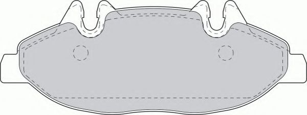 Тормозные колодки FERODO FVR1493